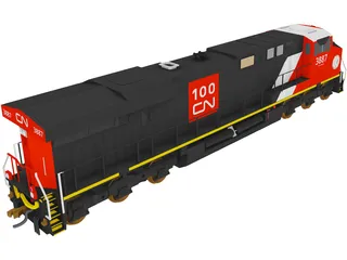 ES44AC CN GEVO 3D Model