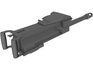 MK19 Grenade Launcher 3D Model