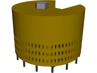 Tube Building 3D Model
