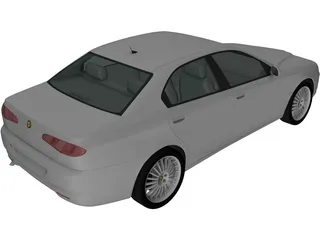 Alfa Romeo 166 (2003) 3D Model