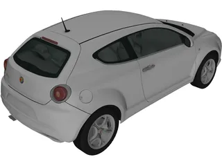 Alfa Romeo MiTo (2009) 3D Model