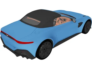Aston Martin Vantage Roadster (2021) 3D Model