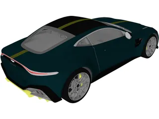 Aston Martin Vantage AMR (2020) 3D Model