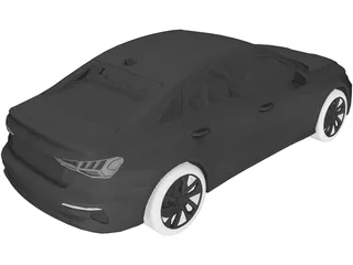 Audi A3 Sedan (2021) 3D Model