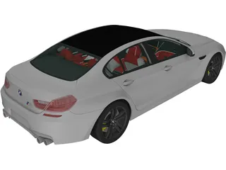 BMW M6 Gran Coupe [F06] (2013) 3D Model