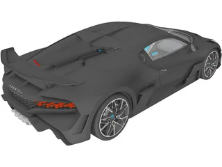 Bugatti Divo (2019) 3D Model