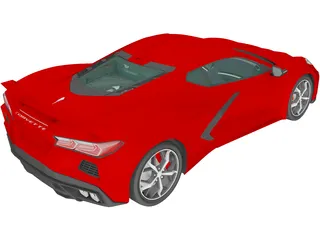 Chevrolet Corvette C8 Stingray (2020) 3D Model