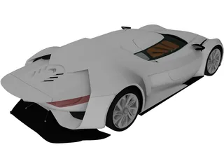 Citroen GT (2008) 3D Model