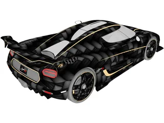 Koenigsegg Agera RS (2015) 3D Model