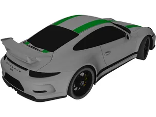 Porsche 911 GT3 (2017) 3D Model