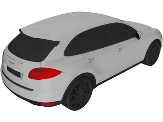 Porsche Cayenne Hybrid (2011) 3D Model