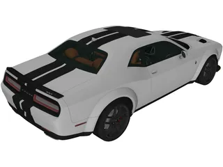 Dodge Challenger SRT Hellcat (2018) 3D Model