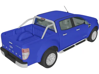 Ford Ranger T6 (2011) 3D Model