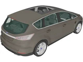 Ford S-Max (2015) 3D Model