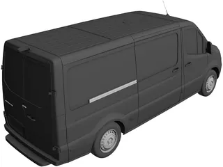 Freightliner Sprinter Panel Van L2H1 RWD (2019) 3D Model