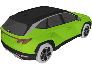 Hyundai Tucson Hybrid (2021) 3D Model