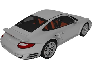 Porsche 911 Turbo (2010) 3D Model