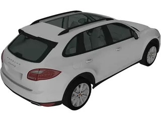 Porsche Cayenne S Hybrid (2010) 3D Model