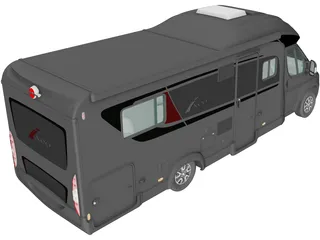 Burstner Ixeo IT 734 G (2016) 3D Model