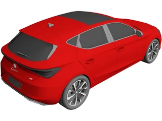 Seat Leon FR (2022) 3D Model