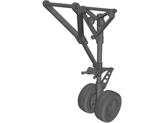 Landing Gear Nose 3D Model