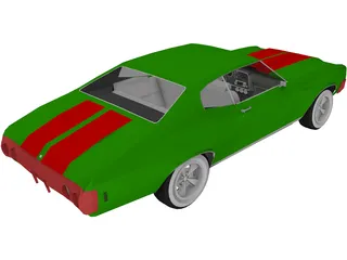 Chevrolet Chevelle (1980) 3D Model