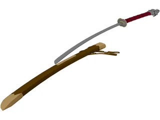 Elvin Sword 3D Model