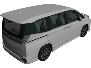 Toyota Voxy S-Z (2022) 3D Model