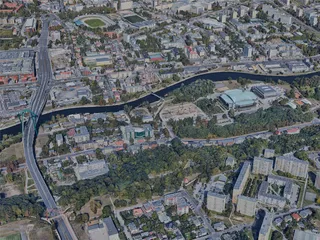 Bydgoszcz City, Poland (2023) 3D Model