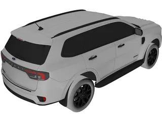 Ford Everest Sport (2023) 3D Model