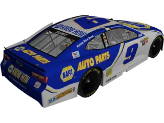 Nascar Chevy SS 3D Model