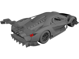 Ford GT40 (2023) 3D Model