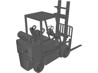 Forklift Clark 3D Model