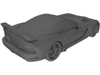 Dodge Viper SRT-10 3D Model