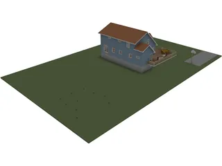 Cape House 3D Model
