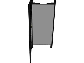 Oriental Screen 3D Model