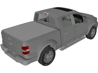 Ford F-150 Crew Cab (2006) 3D Model