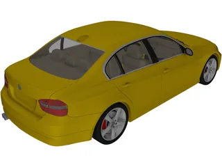 BMW 3-Series Sedan (2005) 3D Model