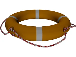 Life Belt 3D Model