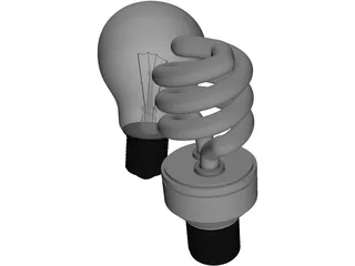 Light Bulbs 3D Model