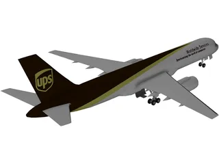 Boeing 757-200PF UPS 3D Model