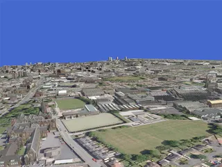 Wolverhampton City (UK) 3D Model