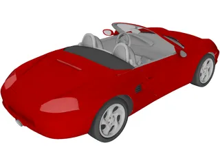 Porsche Boxster (1997) 3D Model