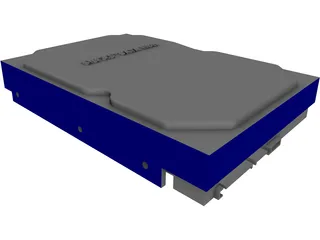 Hard Disk 3D Model