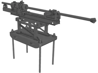Rock Drilling Machine 3D Model