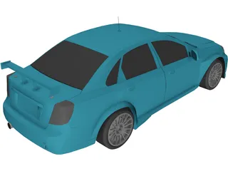 Chevrolet Lacetti WTCC 3D Model