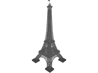 Eiffel Tower 3D Model