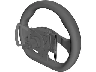 Steering Wheel 3D Model