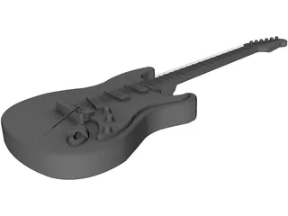 Guitar Electric 3D Model