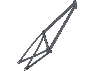 Dirt Bike Frame 3D Model